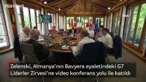 Zelenski, Almanya’nın Bavyera eyaletindeki G7 Liderler Zirvesi'ne video konferans yolu ile katıldı