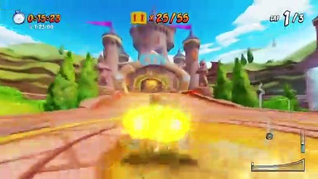 Spyro Circuit Sapphire Relic Race - Crash Team Racing Nitro-Fueled (Nintendo Switch)