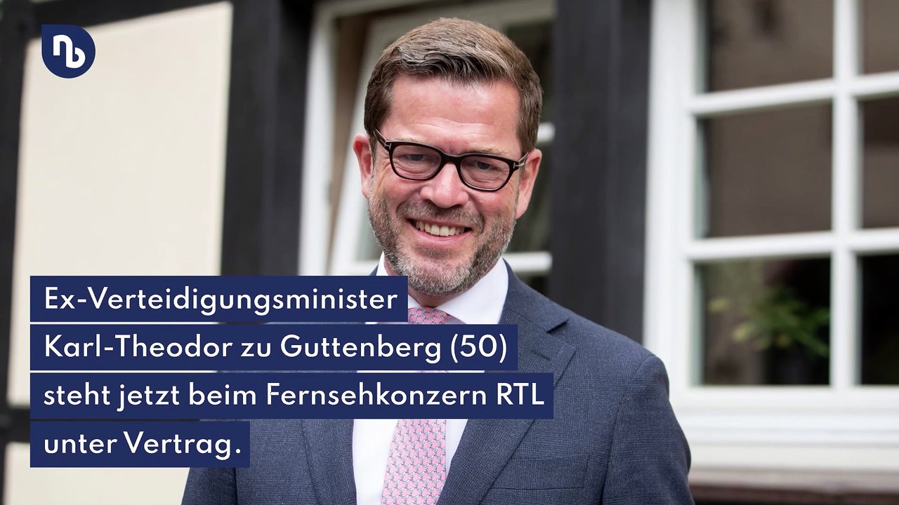 Überraschendes Comeback: Karl-Theodor zu Guttenberg wird TV-Moderator