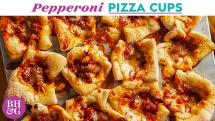 How to Make Pepperoni Pizza Cups