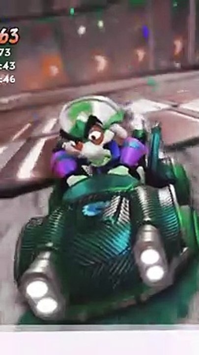 Electron Team Oxide Wheels & Electron Yellow Paint Job - Crash Team Racing Nitro-Fueled #shorts