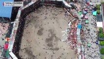 Kolombiya'da boğa güreşi festivalinde tribün çöktü: 5 ölü, 500 yaralı