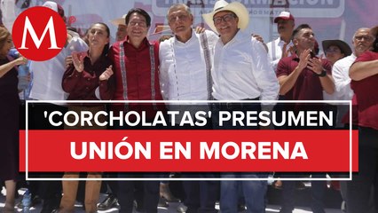 Continúa gira de "corcholatas" de morena