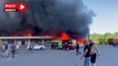 Ukrayna'da alışveriş merkezine roketli saldırı