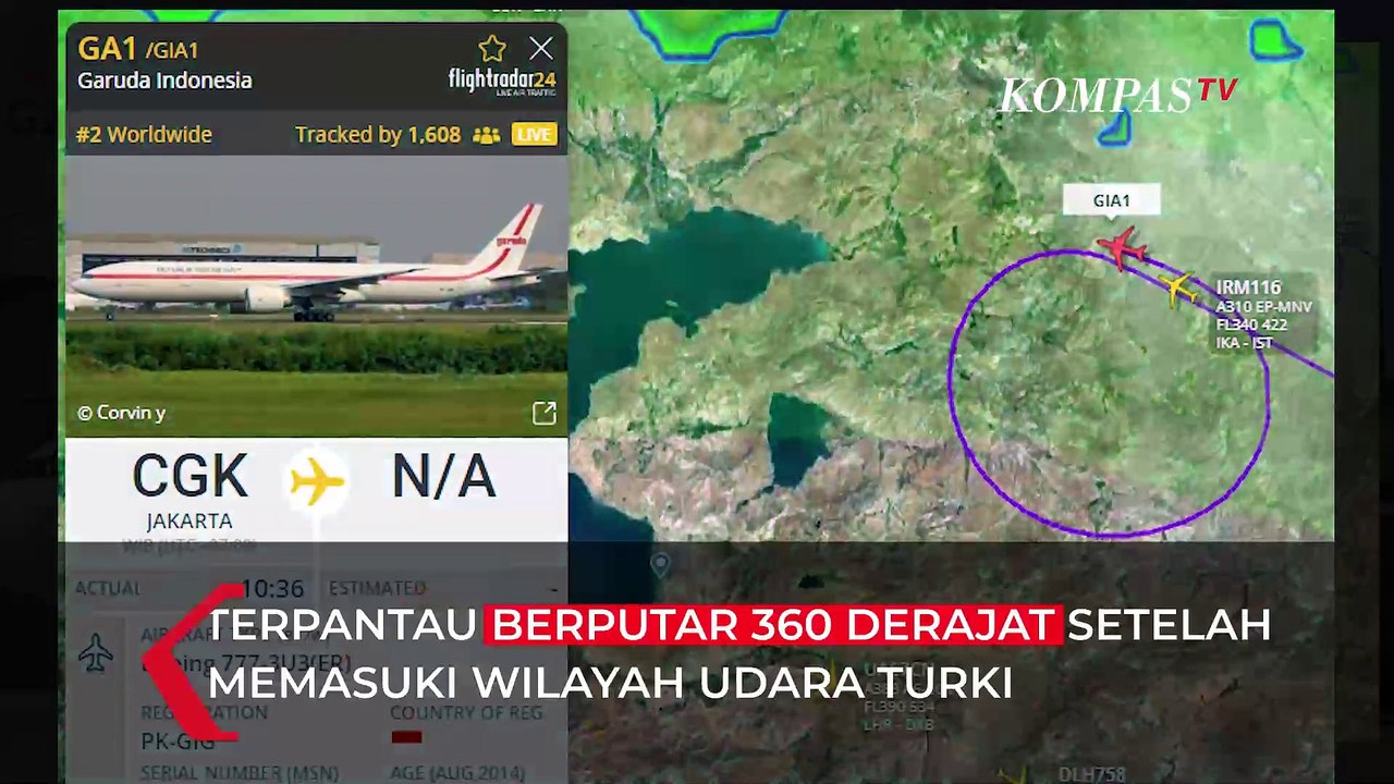 Viral Info Pesawat Presiden Jokowi Berputar 360 Derajat, Begini Penjelasan Istana!