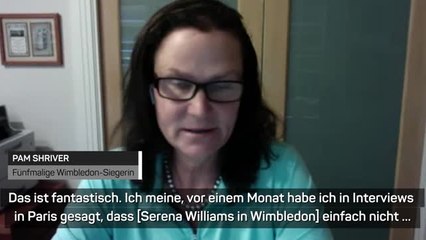 Shriver: Serena-Comeback ist "fantastisch"