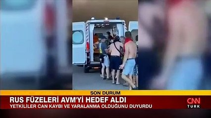 Rusya, Ukrayna'da bir AVM'yi vurdu!