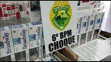 Download Video: Choque apreende cigarros contrabandeados em ônibus de linha