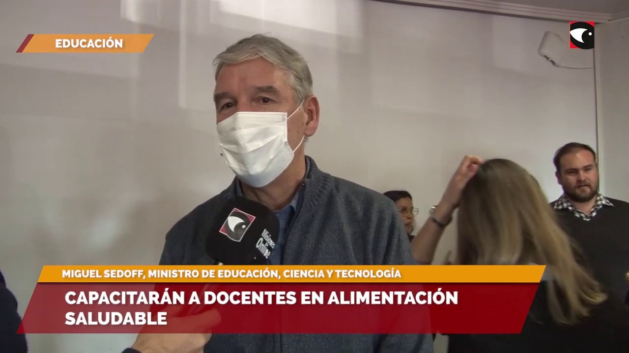 Capacitarán a docentes en Alimentación Saludable