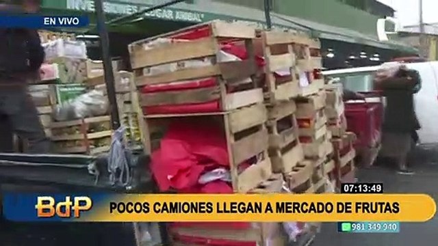 Llegan camiones a Mercado de frutas pese a paro: No hay desabastecimiento dicen comerciantes