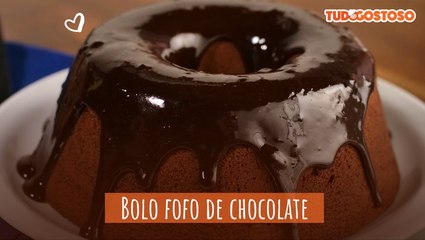 Bolo fofo de chocolate