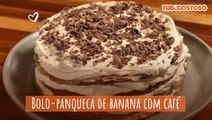 Bolo Panqueca De Banana Com Café