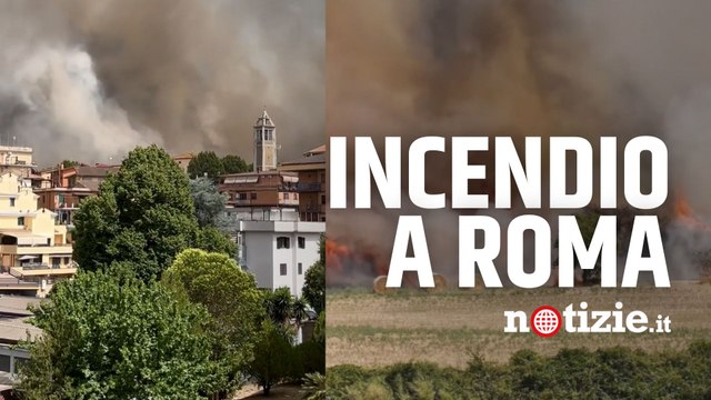 Incendio a Roma, esplodono 50 bombole di Gpl: evacuato un centro estivo