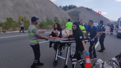 Son dakika haber! Otobanda feci kaza: 4 yaralı