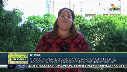 Senador ruso afirma que la OTAN y la UE temen ser minoría en reunión del G20