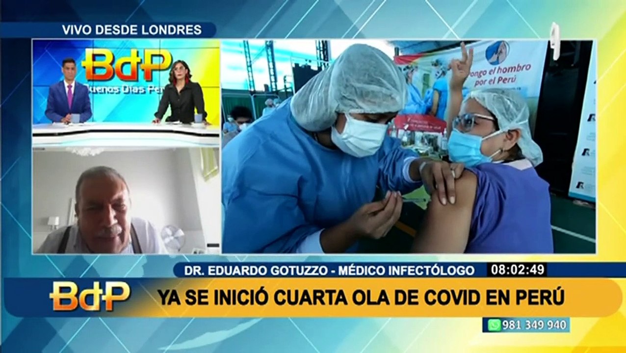 Cuarta ola: “Es vital que todos vayan por la tercera dosis”