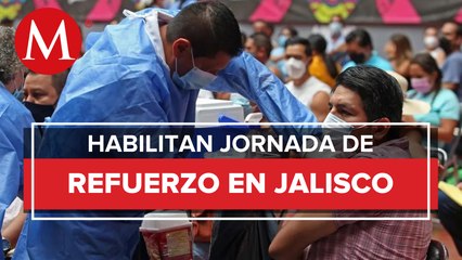 Aplican dosis de refuerzo de covid-19 en Jalisco