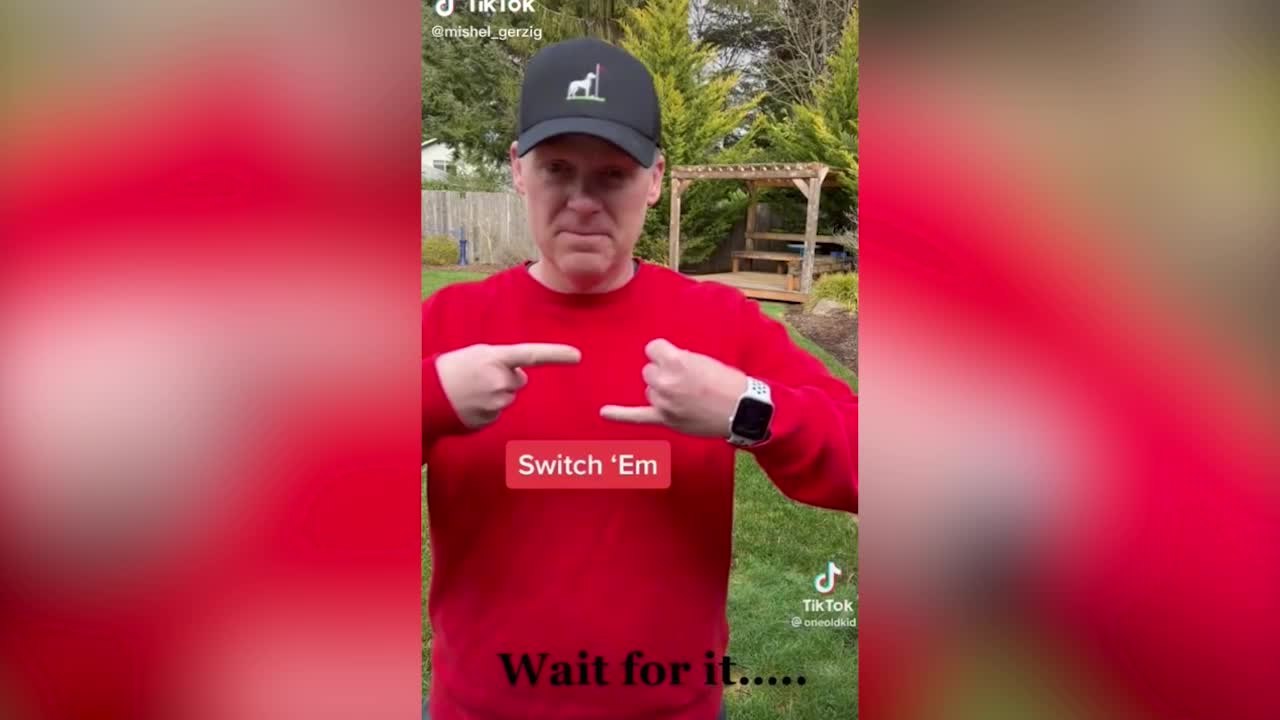 Courtois intenta el reto de TikTok mientras su novia no puede parar de reír