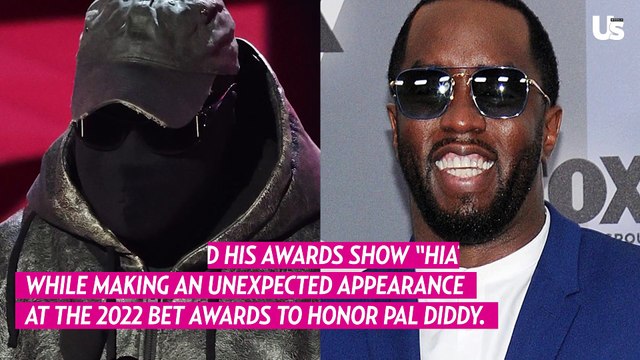 Kanye West References ‘Wife’ Kim Kardashian During Surprise Appearance at BET Awards 2022