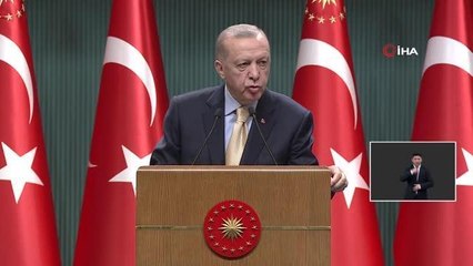 Cumhurbaşkanı Erdoğan: "Suriye sınırımızda oluşturmaya başladığımız güvenlik koridorumuzun eksiklerinin tamamladıktan sonra orada da harekatlara...