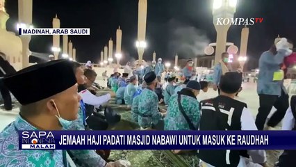 Jemaah Haji Gelombang 1 Padati Masjid Nabawi, Antri Rapi untuk Masuk ke Raudhah!