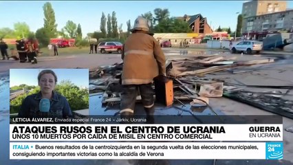 Informe desde Járkiv: misil ruso cae en centro comercial en Kremenchuk