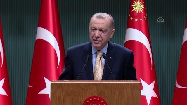 Cumhurbaşkanı Erdoğan, Kabine Toplantısı'nın ardından millete seslendi: (3)