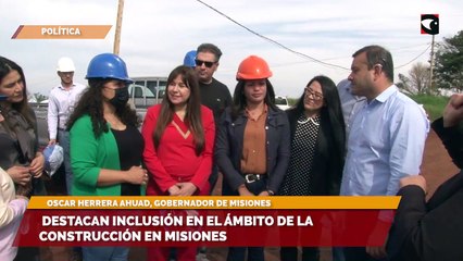 Download Video: Destacan inclusión en el ámbito de la construcción en Misiones