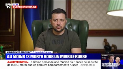 Centre commercial bombardé par la Russie: "L'un des actes terroristes les plus éhontés de l'histoire européenne", affirme Volodymyr Zelensky