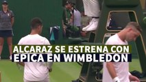 El debut de Carlos Alcaraz en Wimbledon: épica y resistencia