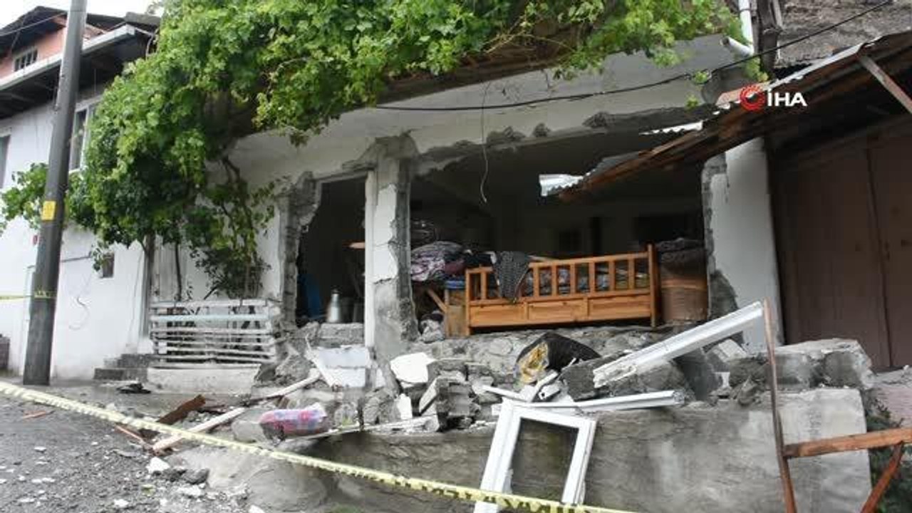 Son dakika haberleri! Tüp bomba gibi patladı, ortalık savaş alanına döndü: 1 yaralı