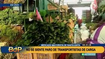 Paro de transportistas: Camiones llegaron con normalidad al Mercado Mayorista de Lima