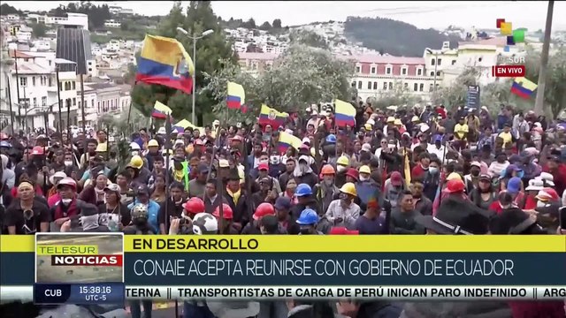 teleSUR Noticias 15:30 27-06: Movimientos sociales de Ecuador dialogarán con gobierno nacional