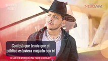 Christian Nodal se puso a llorar en pleno concierto