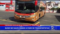 Yerbateros: varios buses interprovinciales están retomando funcionamiento