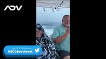 Rayo cae sobre barco con 7 personas a bordo en Florida