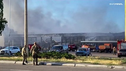 Zentralukraine: Einkaufszentrum beschossen - mehr als ein Dutzend Tote