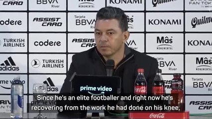 River boss Gallardo calm about Suarez