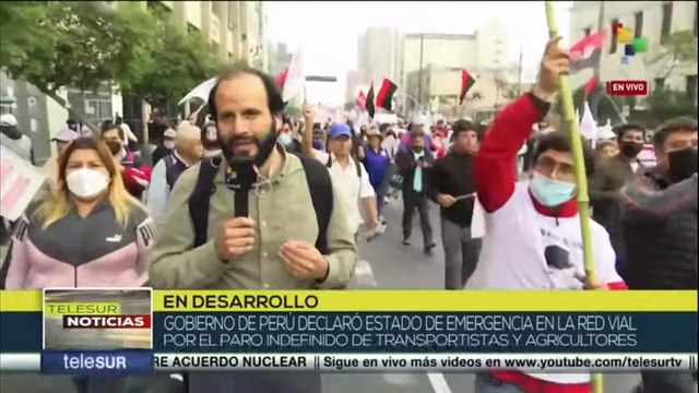 Ministerio del Interior despliega efectivos en jornadas de paro nacional en Perú