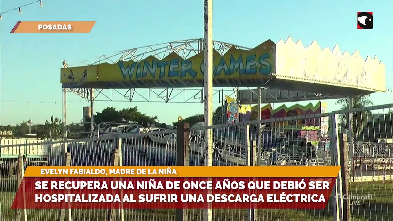 La madre de la niña que habría recibido una descarga eléctrica en el parque de diversiones asegura que tiene las manos quemadas