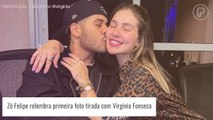 Zé Felipe mostra primeira foto com Virgínia Fonseca em comemoração de dois anos de namoro