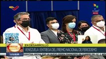 Presidente Nicolás Maduro preside la entrega del Premio Nacional de Periodismo de Venezuela