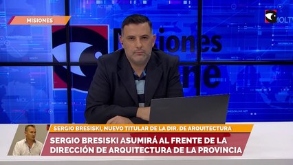 Sergio Bresiski asumirá al frente de la dirección de arquitectura de la provincia