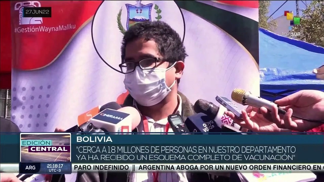Bolivia: Autoridades sanitarias insisten en necesidad de vacunación contra la COVID-19