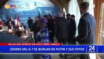 Cumbre del G7: Líderes políticos se burlan de Vladimir Putin y sus fotos