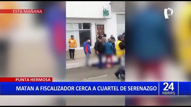 Punta Hermosa: sicarios motorizados asesinan a fiscalizador