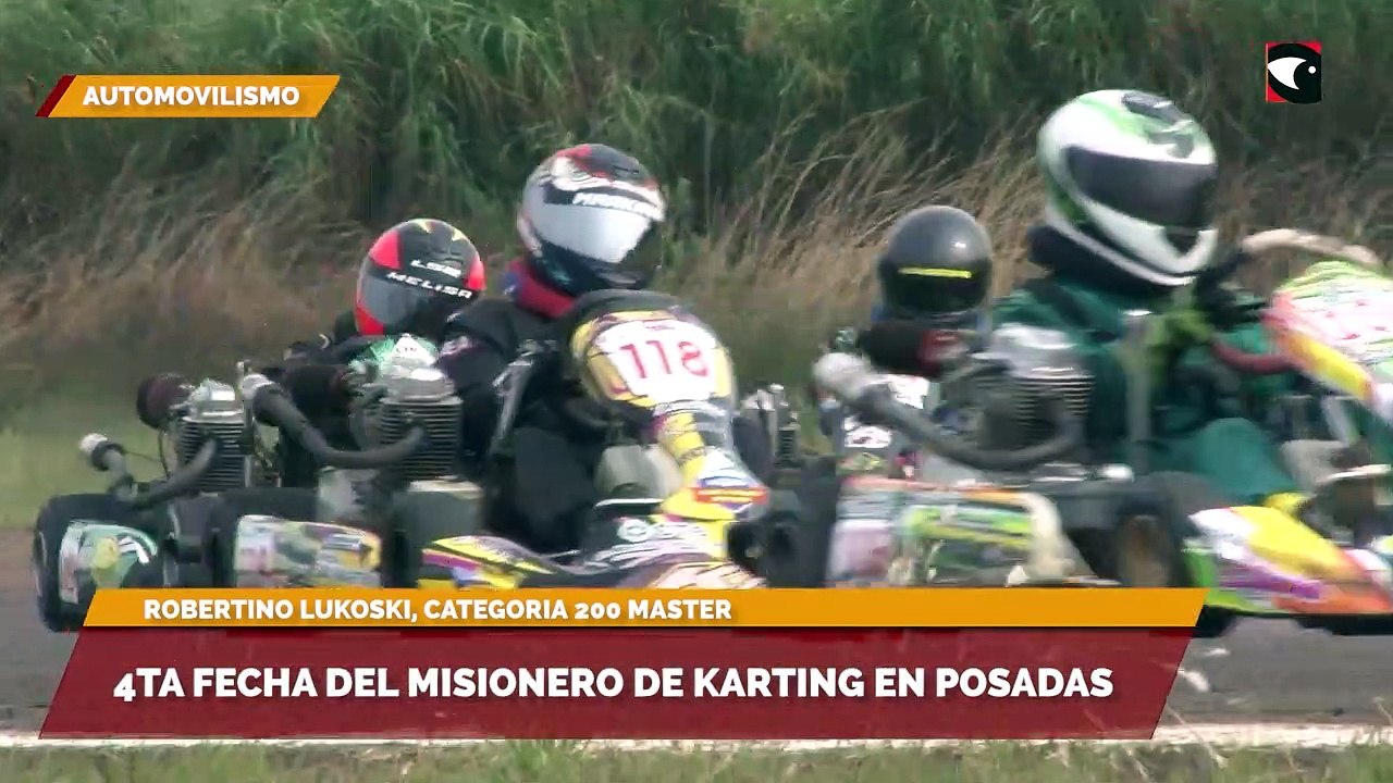 4ta fecha del Misionero de karting en Posadas ROBERTINO LUKOSKI