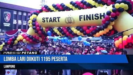 1195 Peserta Fun Run Ramaikan Hari Bhayangkara ke-76 Polda Lampung