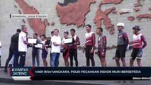 Hari Bhayangkara, Polri Pecahkan Rekor Muri Bersepeda