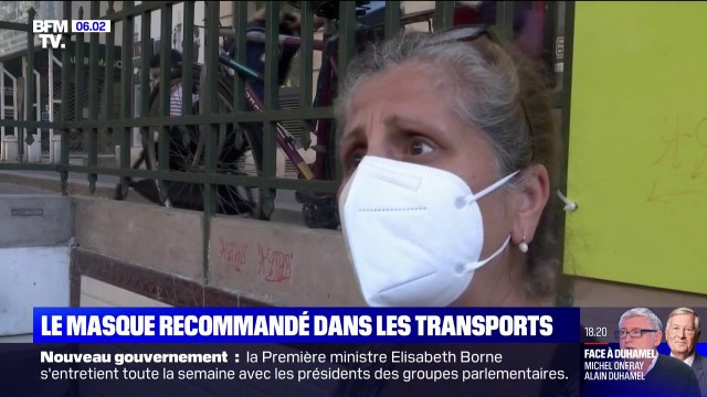 Covid-19: le port du masque de nouveau recommandé dans les transports en commun